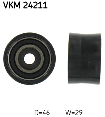 Deflection/Guide Pulley, timing belt - VKM 24211 SKF